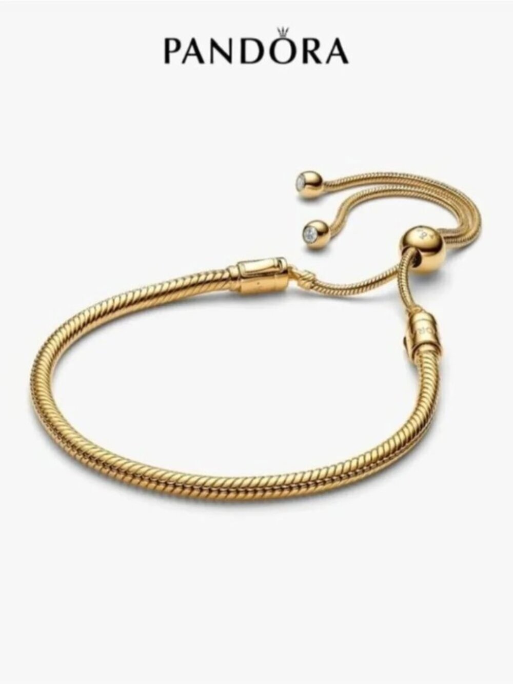 Pandora Snake Chain Slider Bracelet